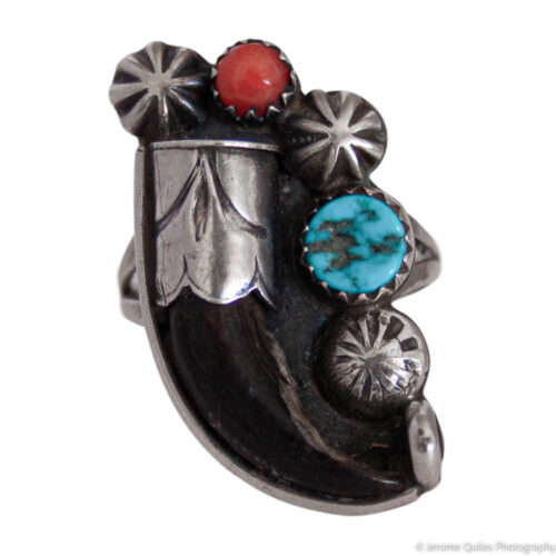 Bague Navajo Griffe d'Ours