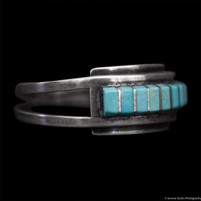 Bague Turquoise Segmentée – Image 2