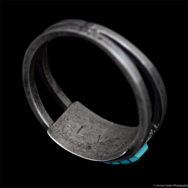Bague Turquoise Segmentée – Image 4