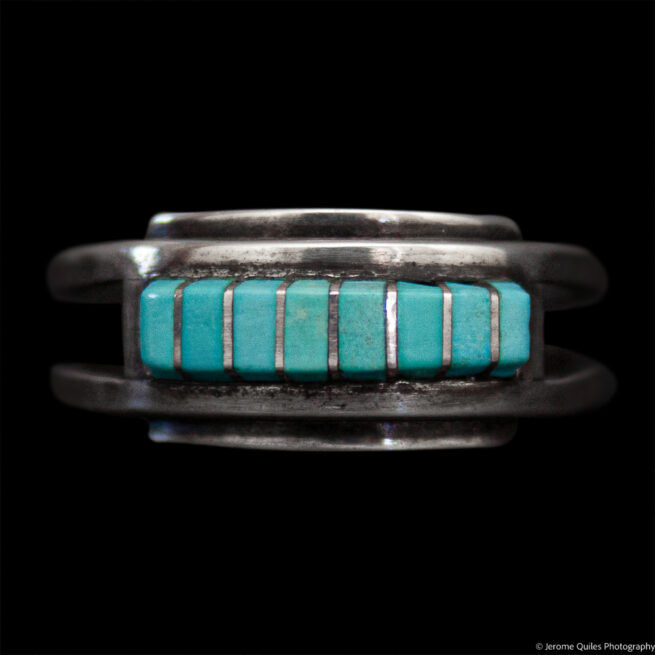 Bague Turquoise Segmentée