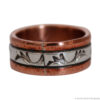 Silver Copper Ring Arabesque Motif - Image 2