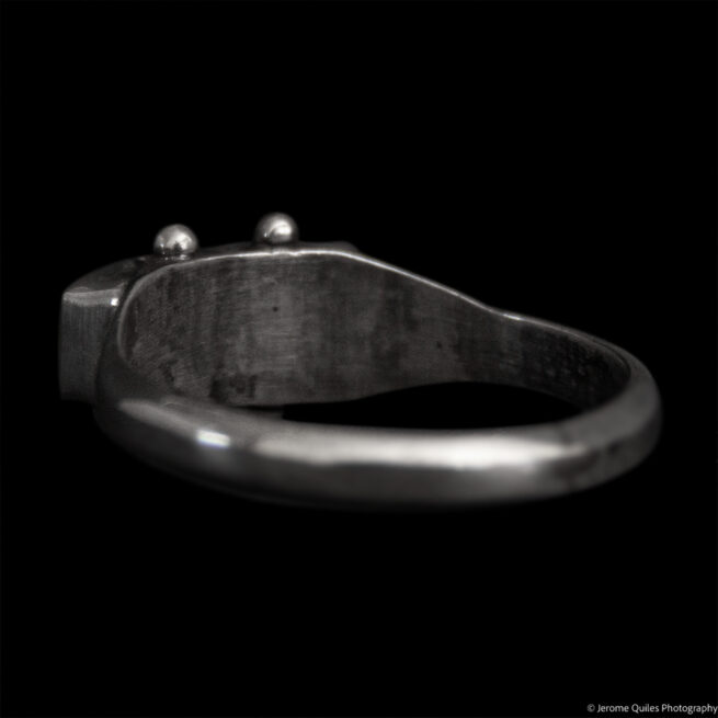 Small Turquoise Triptych Ring - Image 3