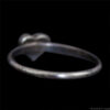 Small White Opal Heart Ring - Image 3