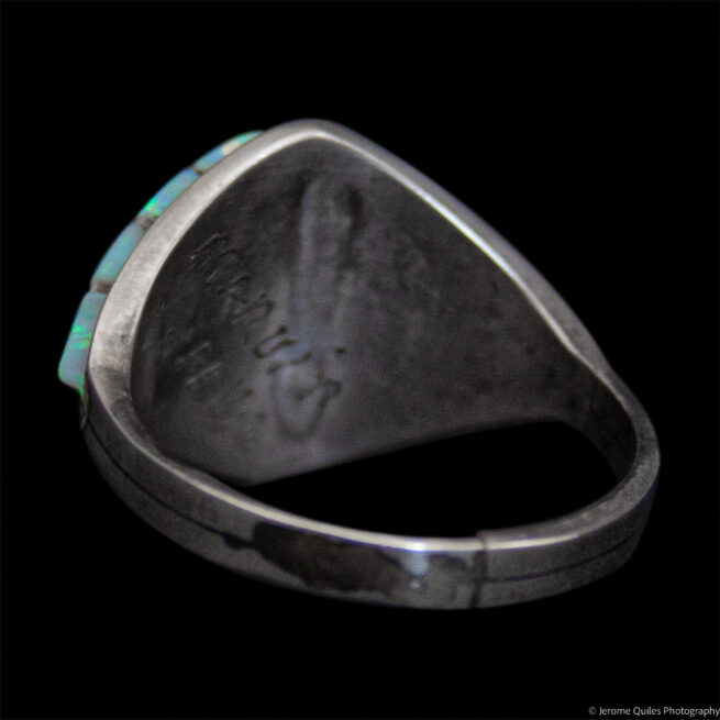 Tapered White Opal Ring - Image 5