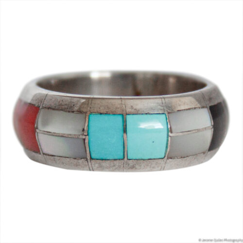 Thick Curvy Multicolour Band Ring