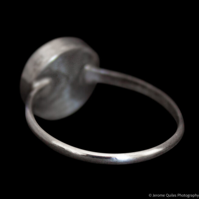 Whirling Log Inlay Ring - Image 3