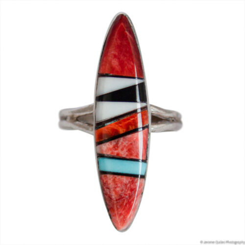 Zuni Inlay Surfer Ring