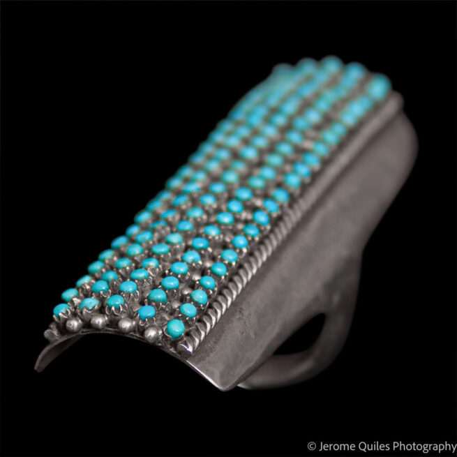 April Haloo Turquoise Ring - Image 5