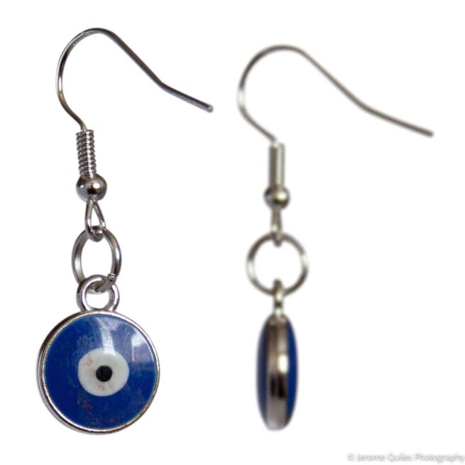Boucles d'Oreilles Mauvais Œil Réversibles – Image 2