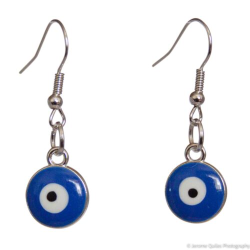 Double-Sided Evil Eye Earrings