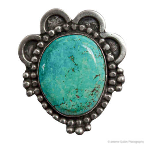 Native American Turquoise Pin Brooch