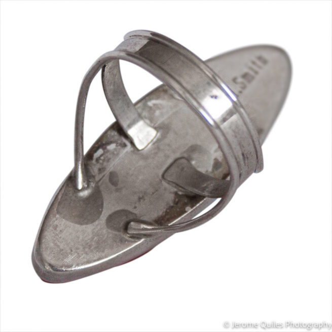 Red Blue Oblong Ring - Image 4