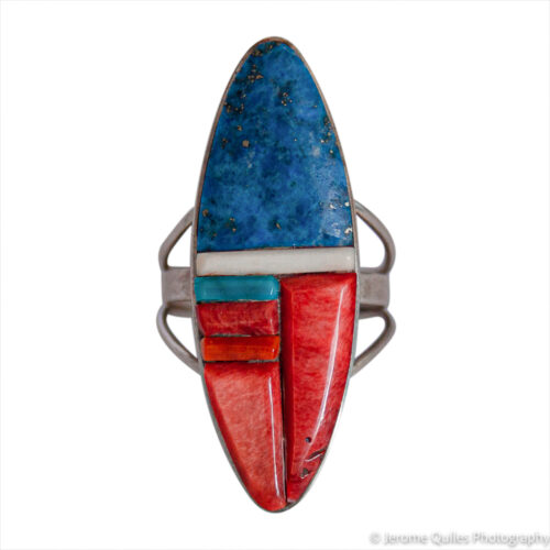 Red Blue Oblong Ring