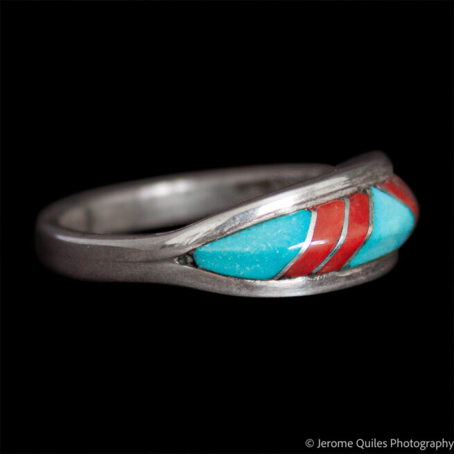 Red Stripe Blue Ring - Image 2