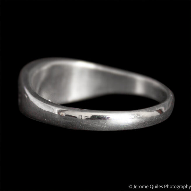 Silver Birds Turquoise Ring - Image 3