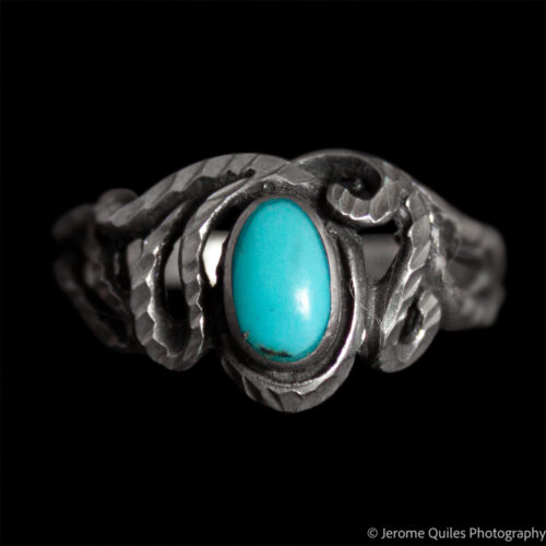 Silver Lasso Turquoise Ring