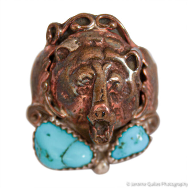 Spirit Animal Bear Copper Ring