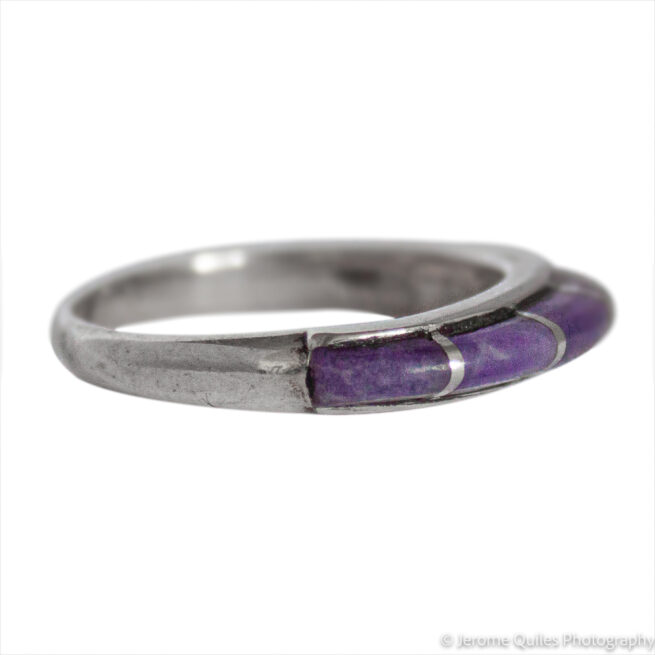 Thin Carinated Sugilite Ring - Image 2