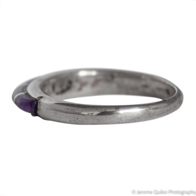 Thin Carinated Sugilite Ring - Image 3