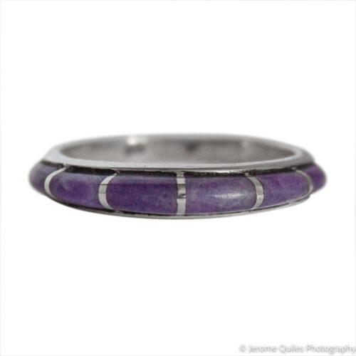 Thin Carinated Sugilite Ring