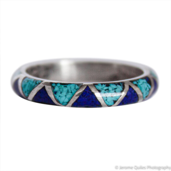 Bague Fine Turquoise Lapis – Image 2