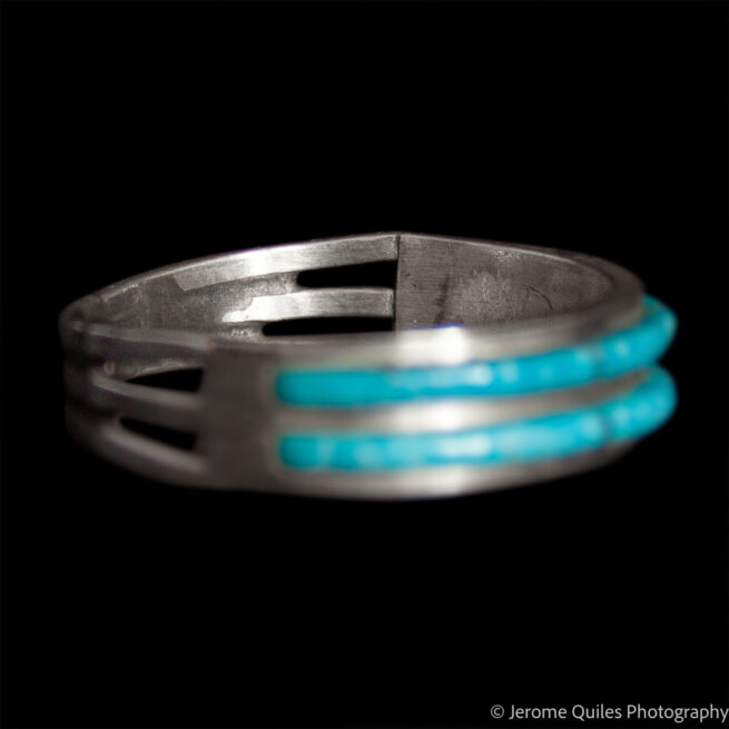 Two Row Turquoise Ring - Image 2