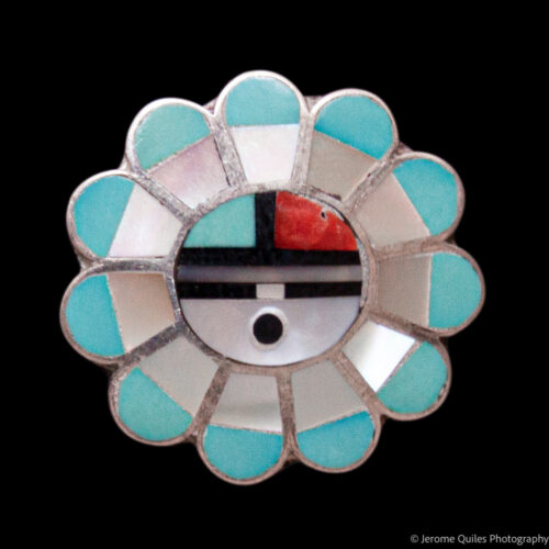 Vintage Zuni Pin Pendant