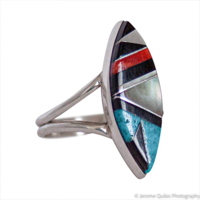 Zuni Inlay Ring - Image 2