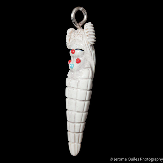 Deer Antler Corn Maiden Pendant - Image 3
