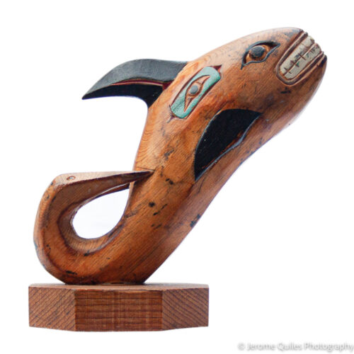 Haida Wood Orca Carving