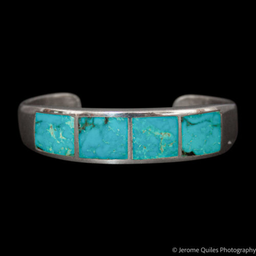 Thick Zuni Turquoise Bracelet