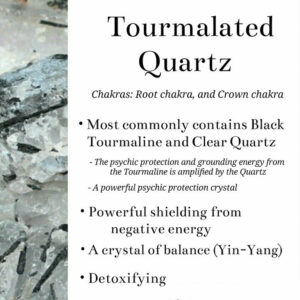 Tourmalinated Quartz Properties