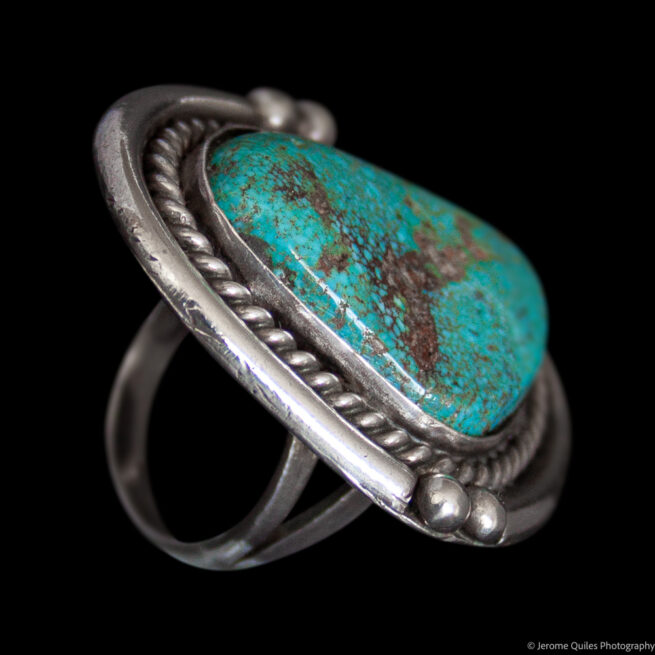 1960s Navajo Turquoise Ring - Image 5