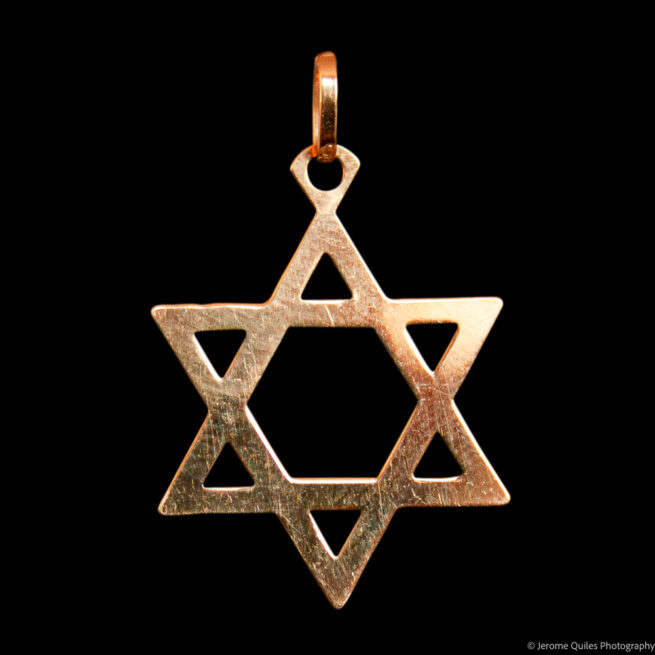 Pendentif Étoile de David Or 9K – Image 4