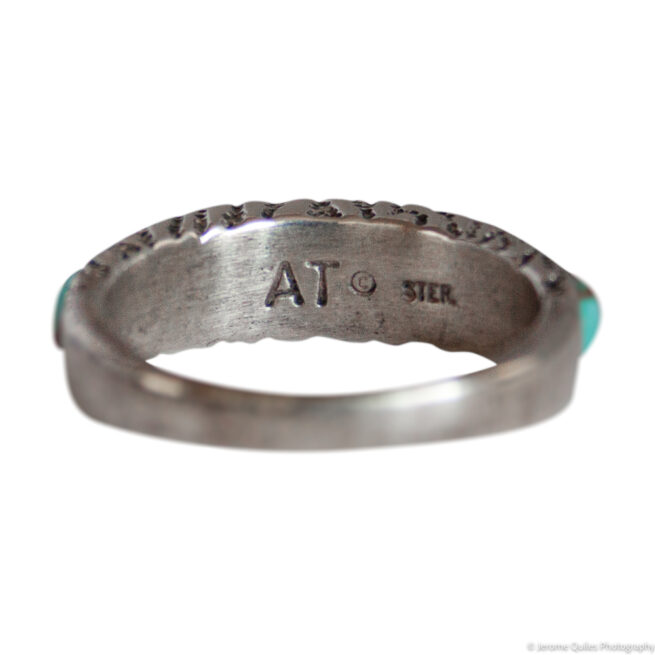 Bague Turquoise Brune Bleue – Image 4
