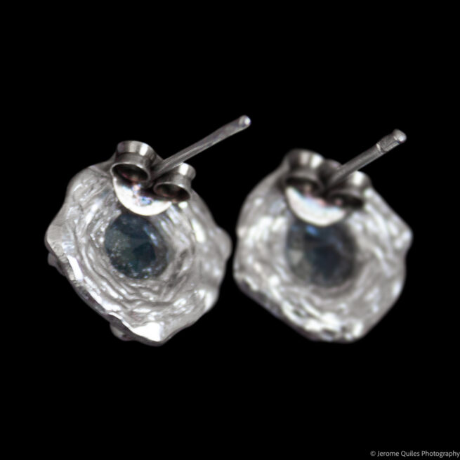 Boucles d'Oreilles Topaze Bleue – Image 5