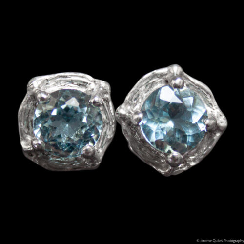 Blue Topaz Earrings