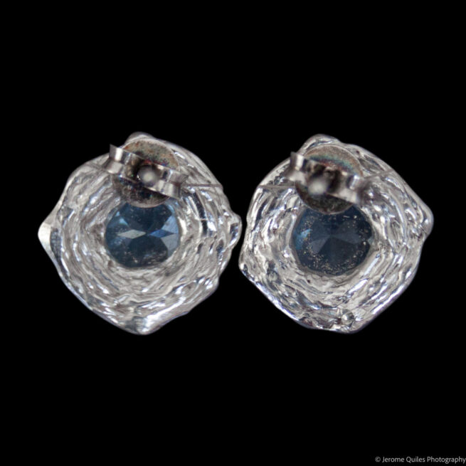 Boucles d'Oreilles Topaze Bleue – Image 6