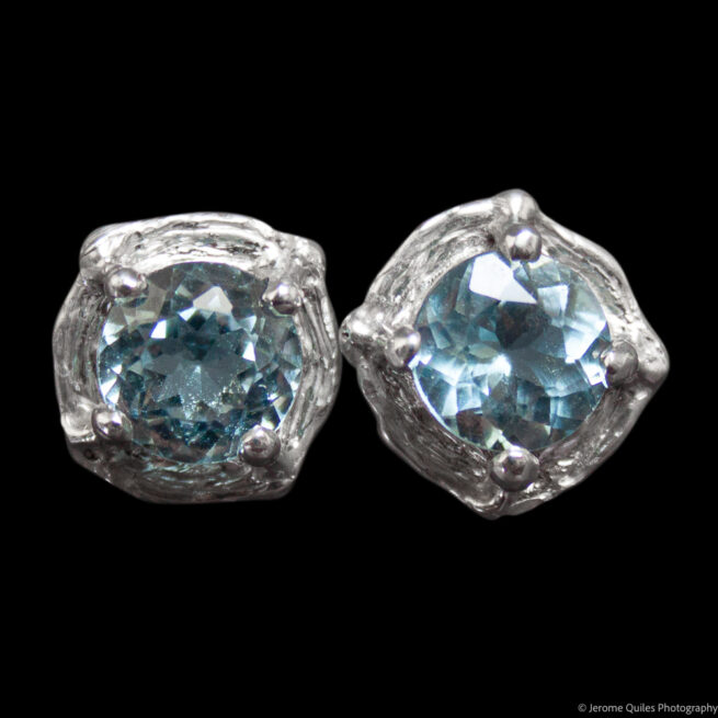 Blue Topaz Earrings