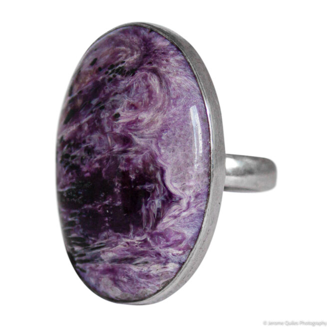 Bague Charoïte Argent – Image 3