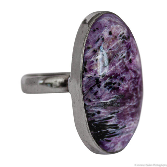Bague Charoïte Argent – Image 2