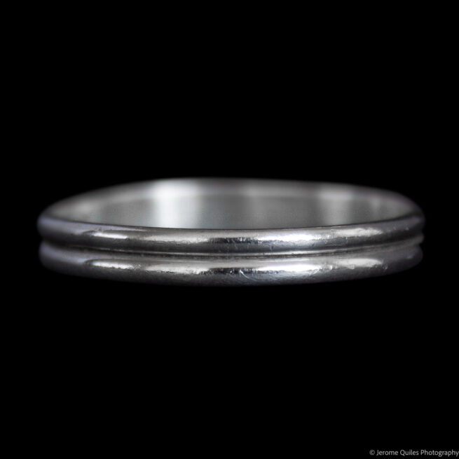 Bague Argent Rang Double – Image 2