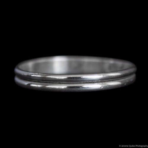 Double Row Silver Ring