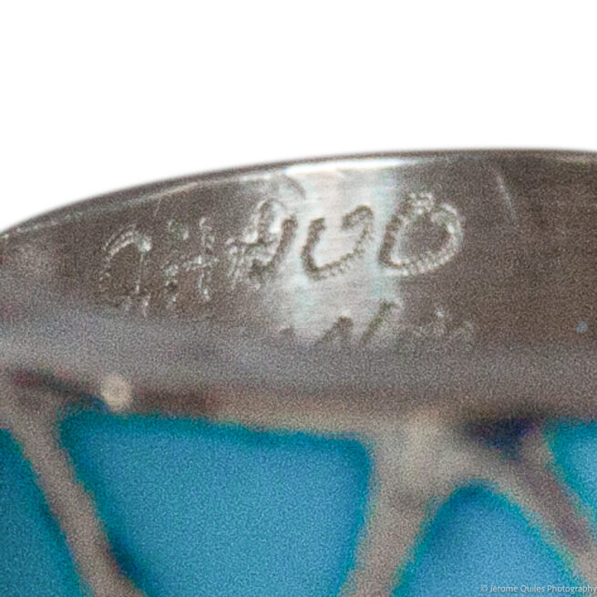 Fish Scale Turquoise Ring - Image 5