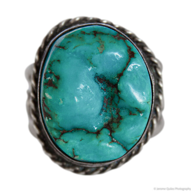 Old Chunky Turquoise Ring