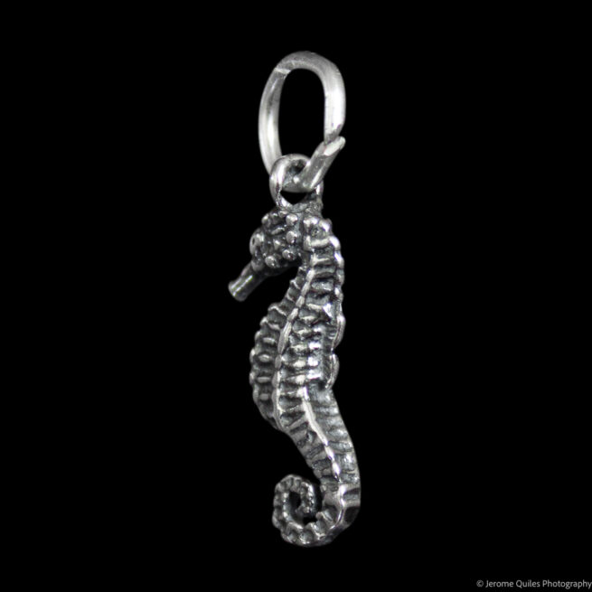 Pendentif Hippocampe Argent – Image 3