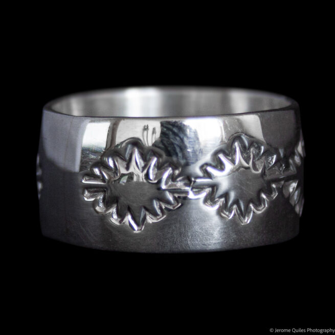 Bague Argent Étoile Sioux – Image 2