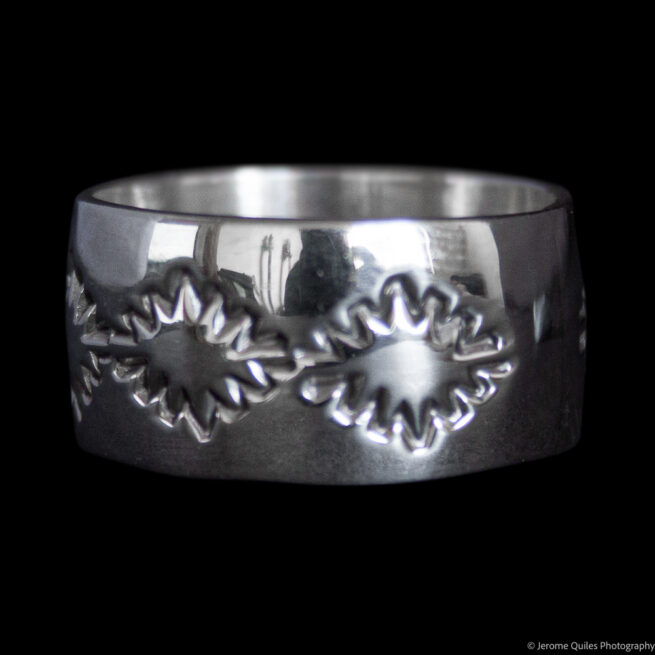 Bague Argent Étoile Sioux – Image 3