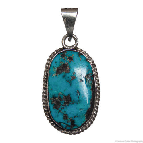 Turquoise Coral Reversible Pendant