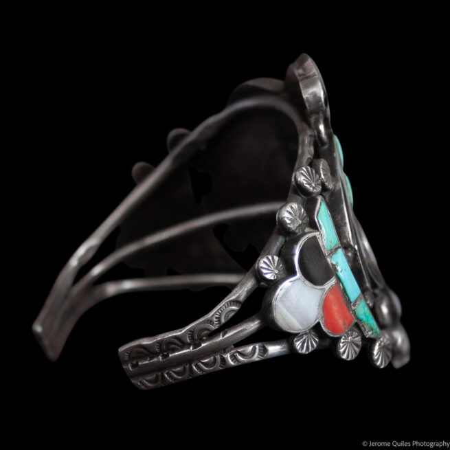 Vintage Zuni Eagle Dancer Bracelet - Image 5